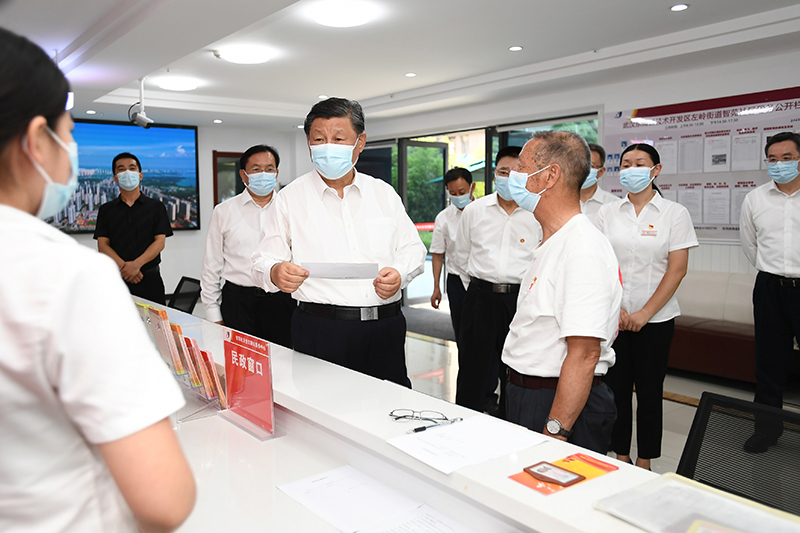 习在湖北武汉考察(图2) 习在湖北武汉考察(图2)