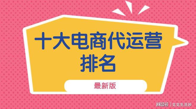 十大电商代运营排名